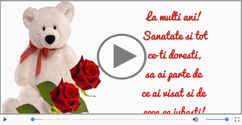 La multi ani! Sanatate si tot ce-ti doresti!