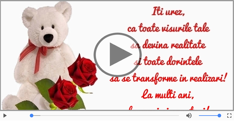 La multi ani, frumosi si sanatosi!