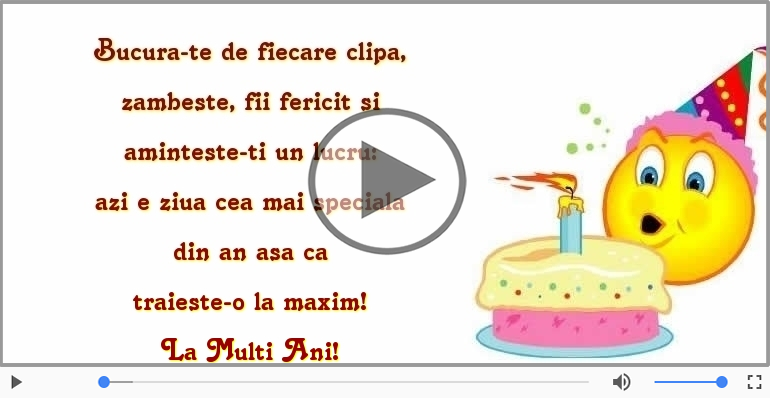 Azi e ziua cea mai speciala din an ... La multi ani!