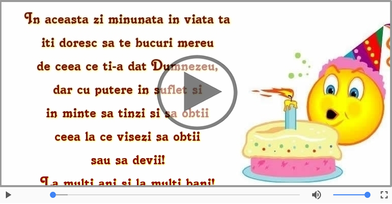 La multi ani si la multi bani!