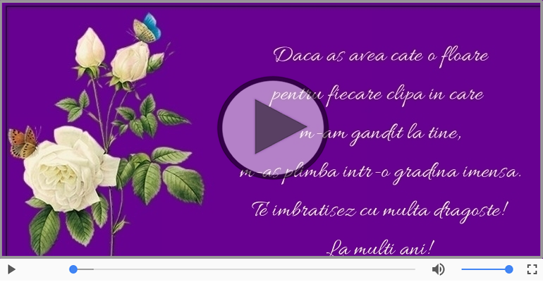 Te imbratisez cu multa dragoste! La multi ani!