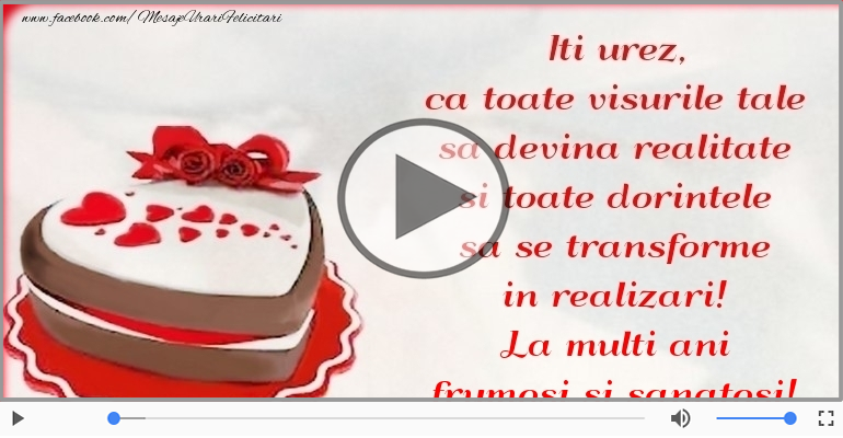 La multi ani  frumosi si sanatosi!