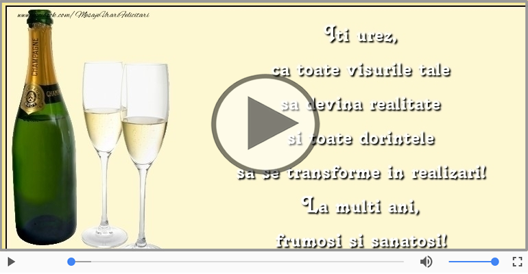 La multi ani, frumosi si sanatosi!