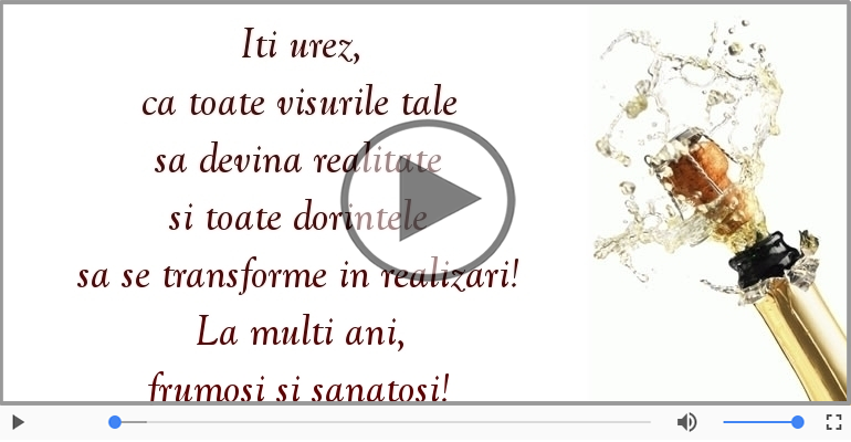 La multi ani, frumosi si sanatosi!