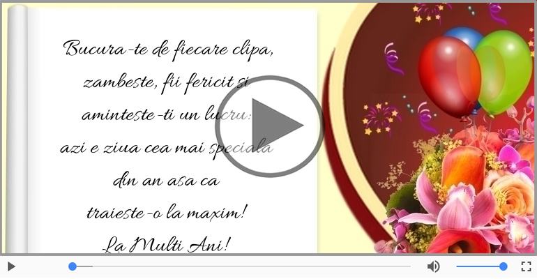 Azi e ziua cea mai speciala din an ... La multi ani!