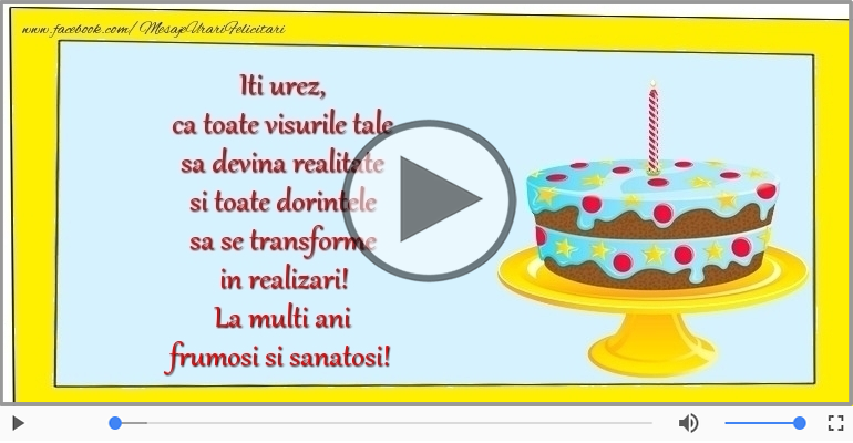 La multi ani  frumosi si sanatosi!