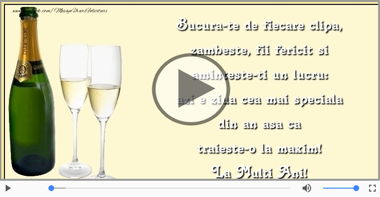 Azi e ziua cea mai speciala din an ... La multi ani!