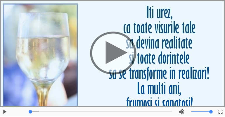 La multi ani, frumosi si sanatosi!