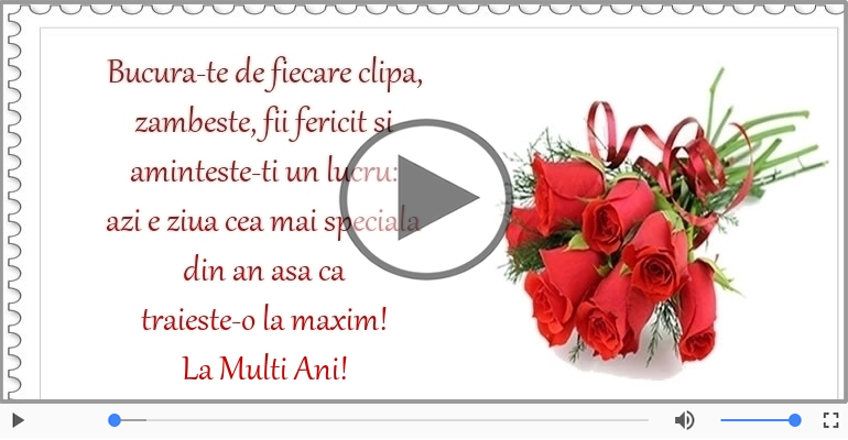 Azi e ziua cea mai speciala din an ... La multi ani!