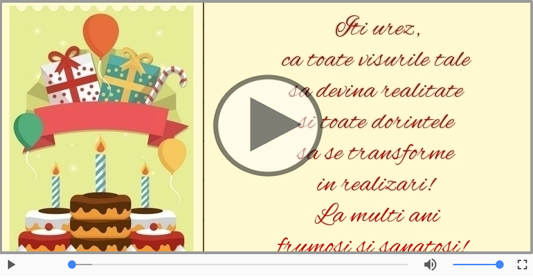 La multi ani  frumosi si sanatosi!