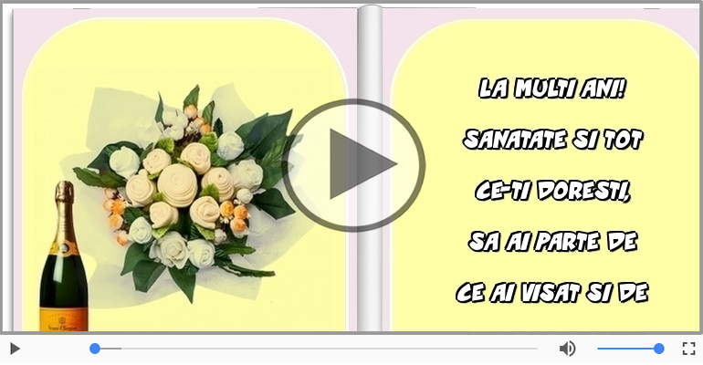 La multi ani! Sanatate si tot ce-ti doresti!