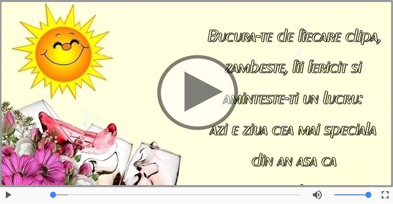 Azi e ziua cea mai speciala din an ... La multi ani!