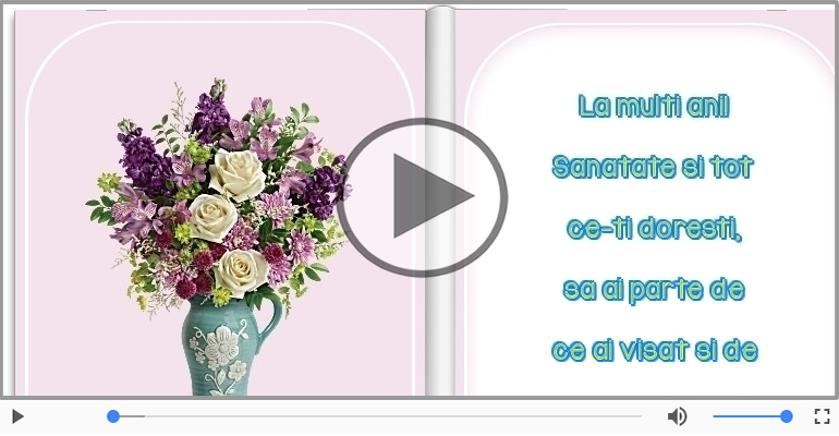 La multi ani! Sanatate si tot ce-ti doresti!