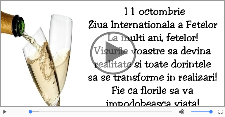 La multi ani, fetelor!