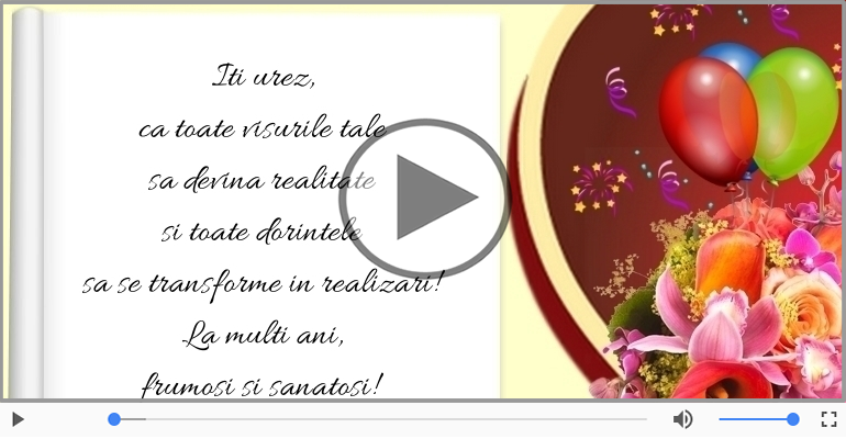 La multi ani, frumosi si sanatosi!