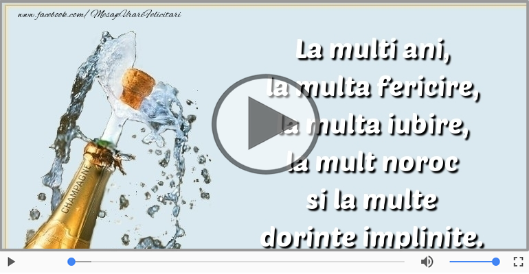 La multi ani!