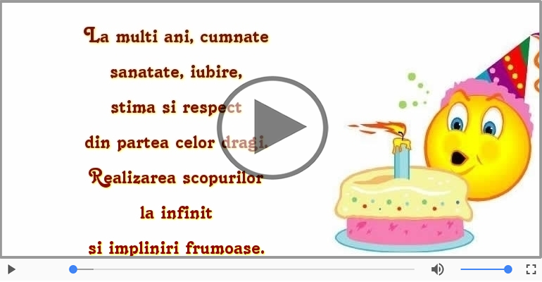 La multi ani, cumnate!