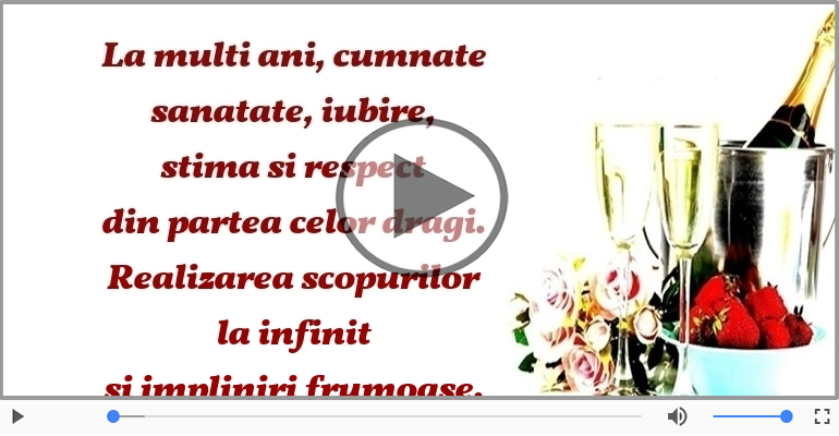 La multi ani, cumnate!