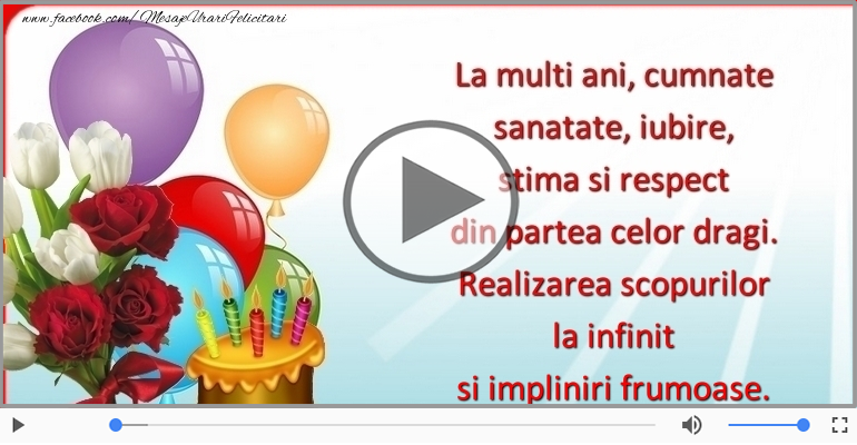 La multi ani, cumnate!