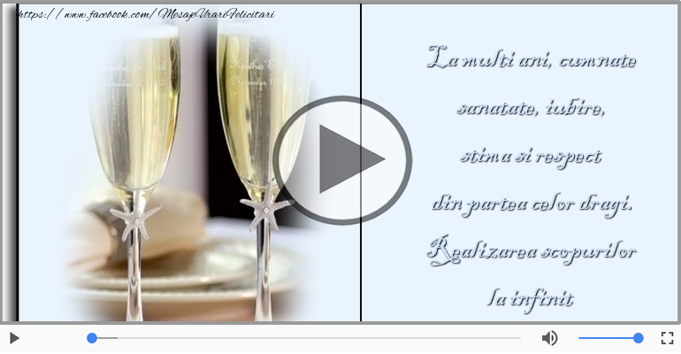 La multi ani, cumnate!