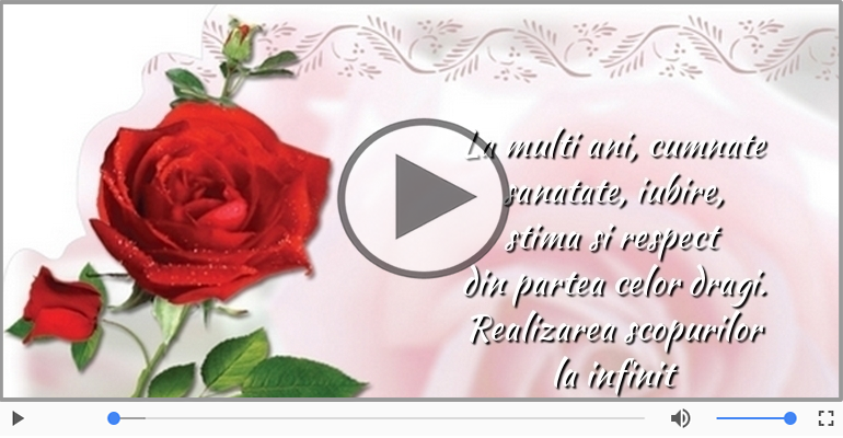 La multi ani, cumnate!