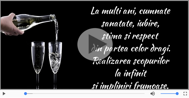 La multi ani, cumnate!