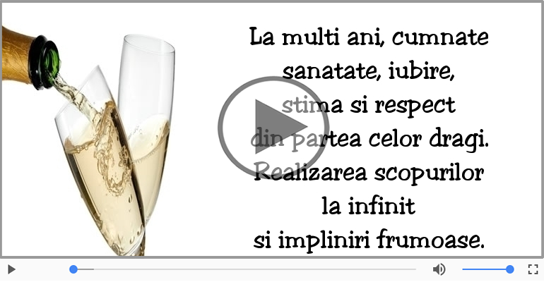 La multi ani, cumnate!