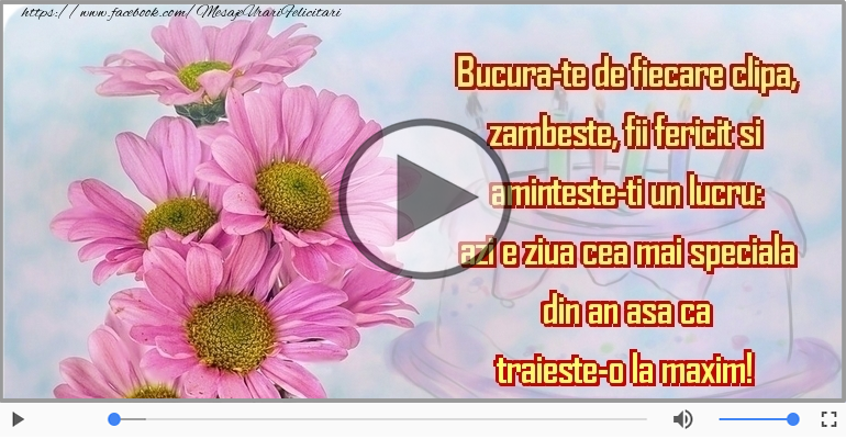 Azi e ziua cea mai speciala din an ... La multi ani!