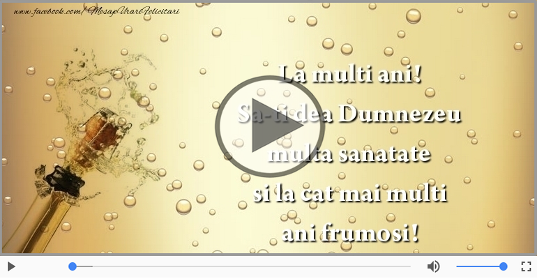La multi ani!