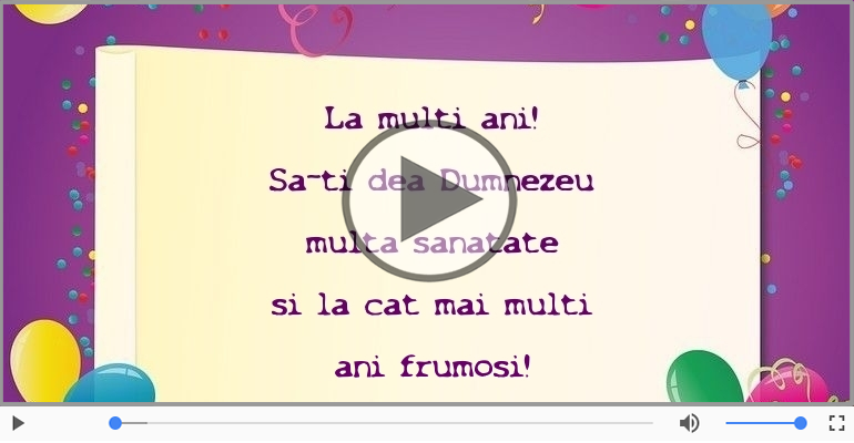 La multi ani!
