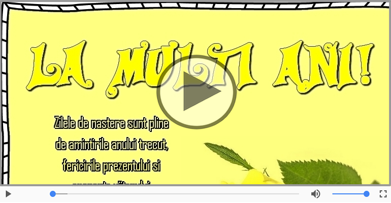 La multi ani!
