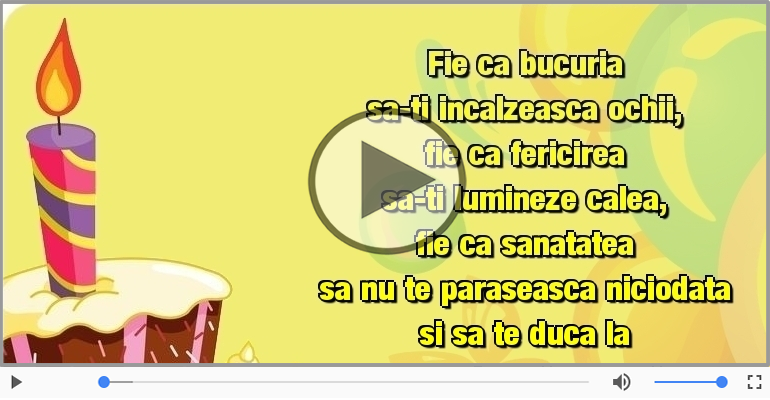 Fie ca... La multi ani!