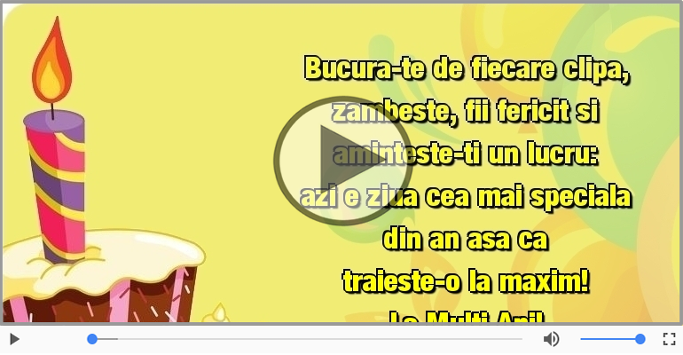 Azi e ziua cea mai speciala din an ... La multi ani!