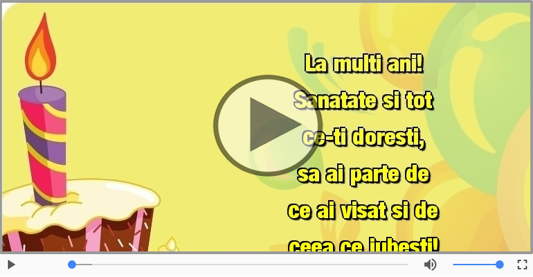 La multi ani! Sanatate si tot ce-ti doresti!