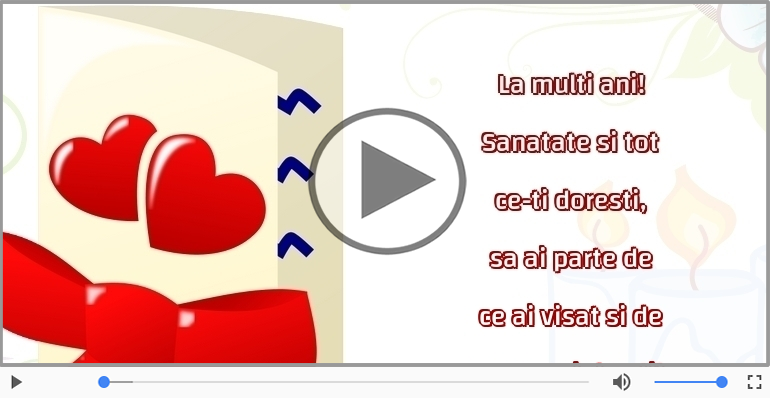 La multi ani! Sanatate si tot ce-ti doresti!