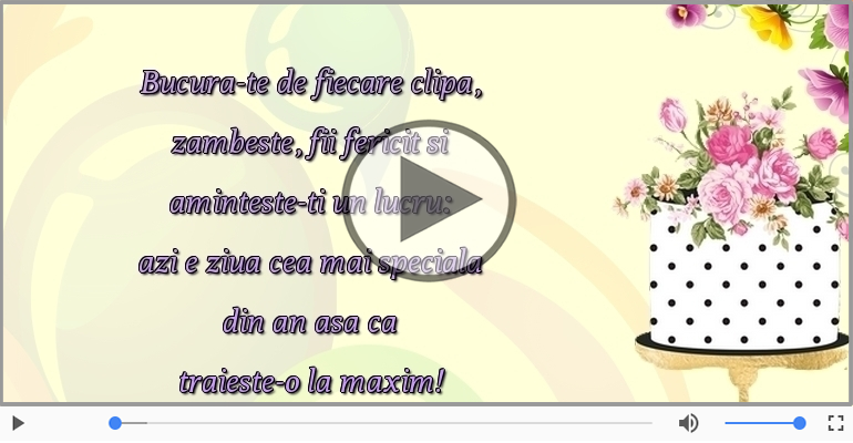 Azi e ziua cea mai speciala din an ... La multi ani!