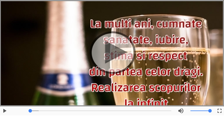 La multi ani, cumnate!