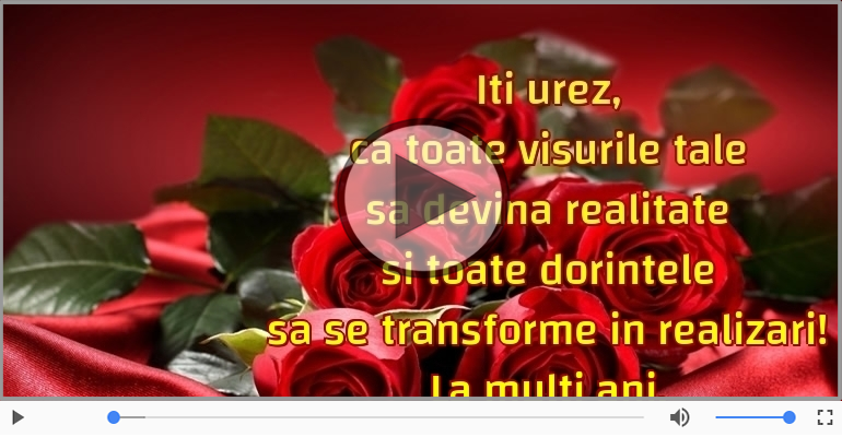 La multi ani, frumosi si sanatosi!