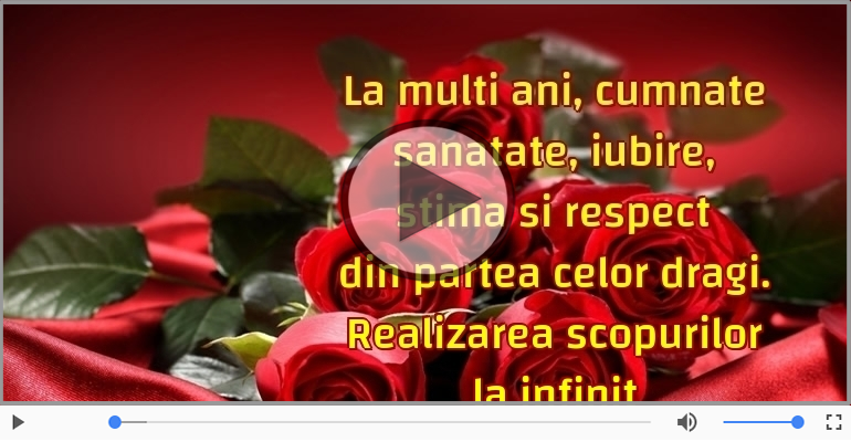 La multi ani, cumnate!