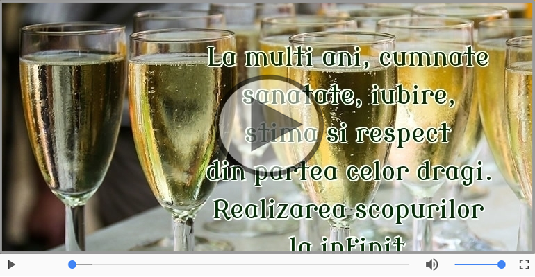 La multi ani, cumnate!