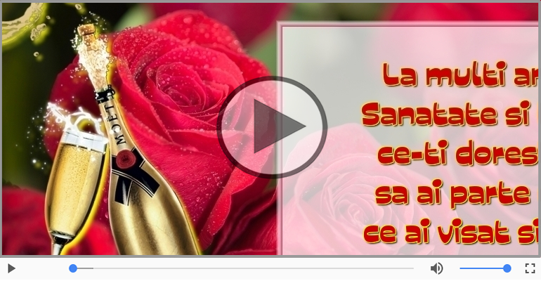 La multi ani! Sanatate si tot ce-ti doresti!