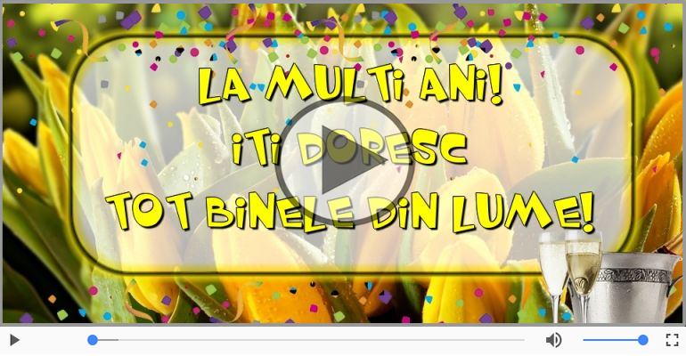 La multi ani! Felicitare muzicala