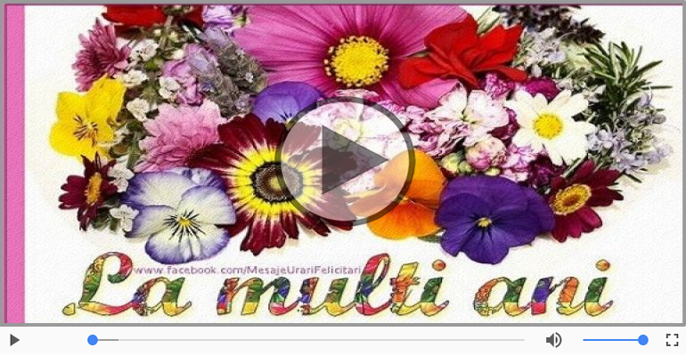 La multi ani! Felicitare muzicala