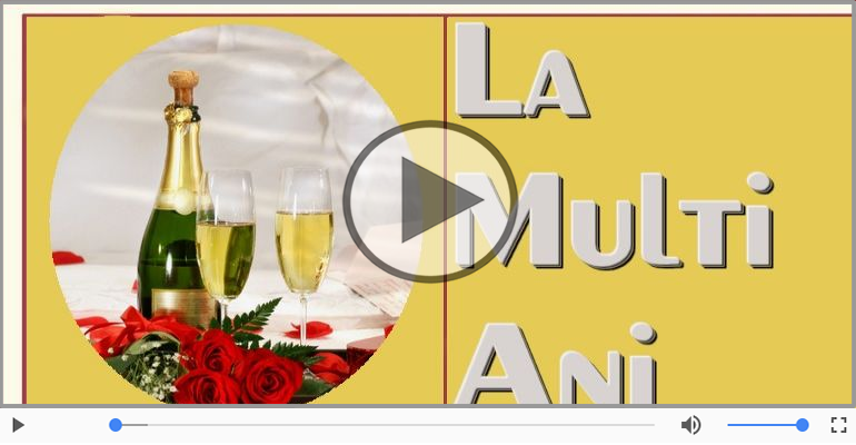 Felicitare muzicala si animata de la multi ani!