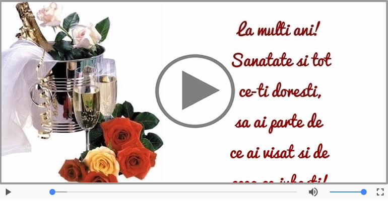 La multi ani! Sanatate si tot ce-ti doresti!