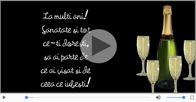 La multi ani! Sanatate si tot ce-ti doresti!