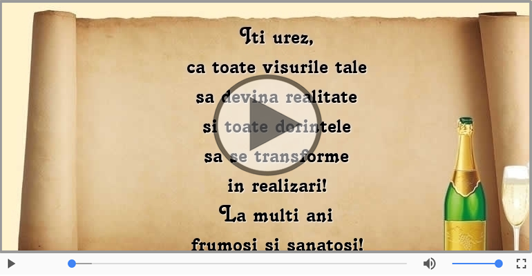 La multi ani  frumosi si sanatosi!