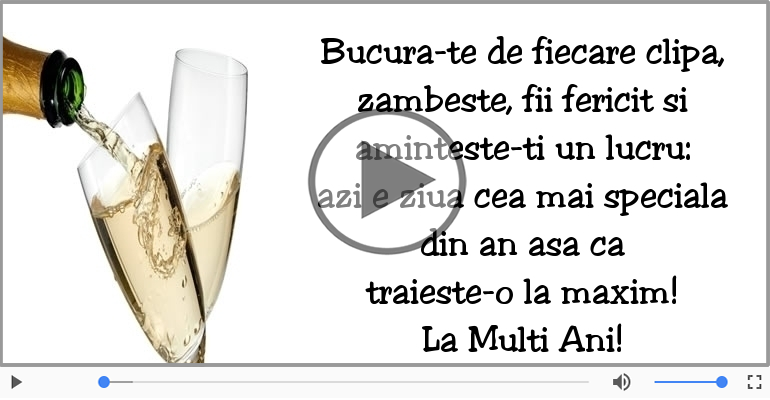 Azi e ziua cea mai speciala din an ... La multi ani!