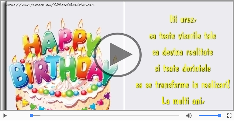 La multi ani, frumosi si sanatosi!