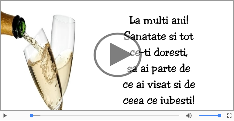 La multi ani! Sanatate si tot ce-ti doresti!